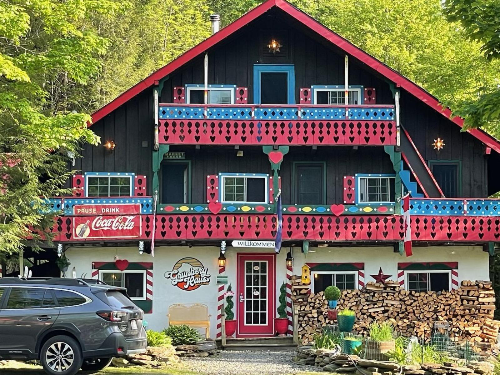 Grunberg Haus Inn&Cabins Waterbury Exterior foto